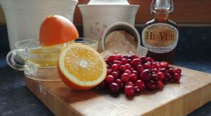 Maple Cranberry Sauce Ingredients